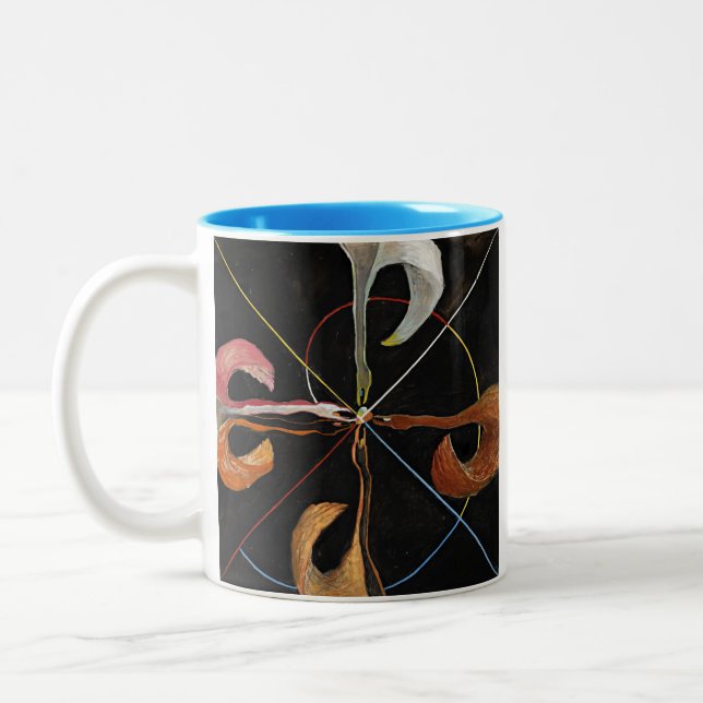 Svan, grupp IX, nr 7 av Hilma af Klint Två-Tonad Mugg (Vänster)