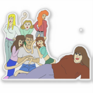 Svan harem klistermärken