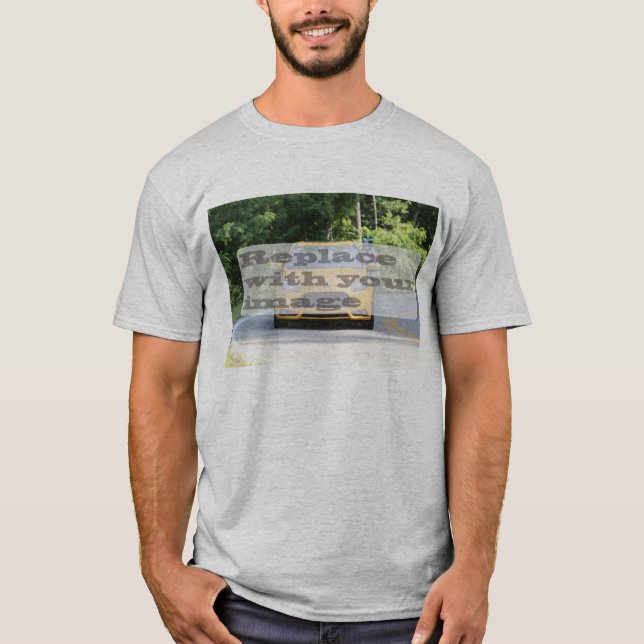 Svan i Dragon Personlig T Shirt (Framsida)
