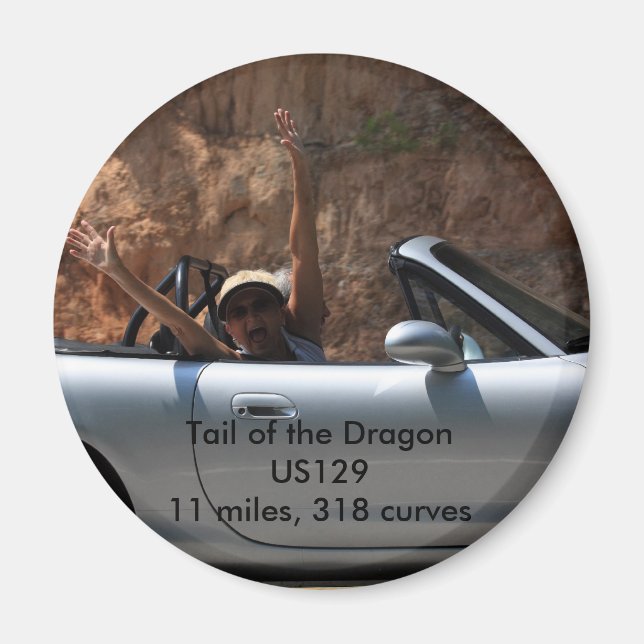 Svan i Dragon US12911 miles, 318... Magnet (Framsidan)