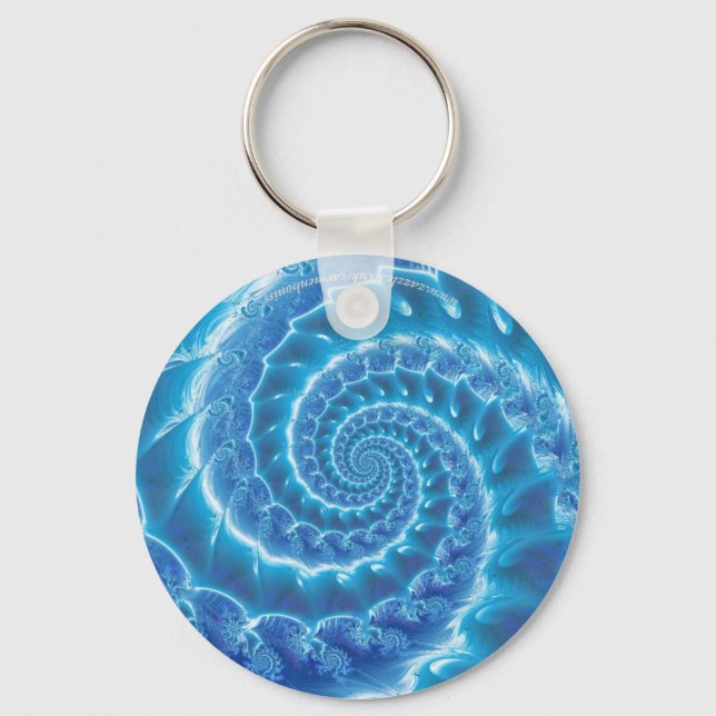 Svan i Ice Dragon Keychain Nyckelring (Framsida)