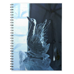 Svan Ice Sculpture, Quebec, Kanada Anteckningsbok