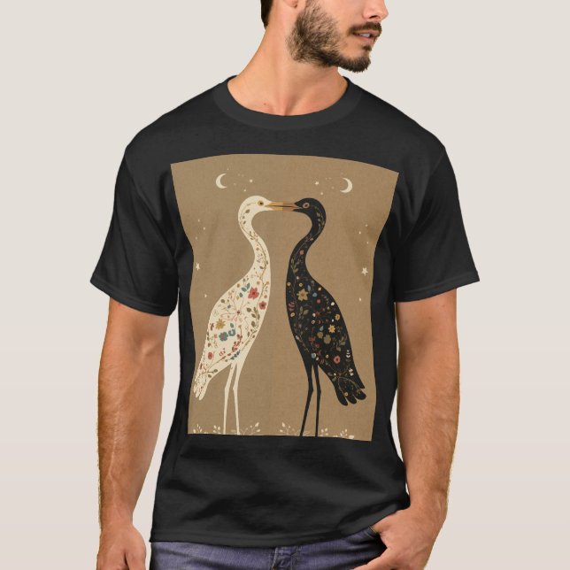 svan kärlek t shirt (Framsida)