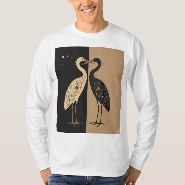 svan kärlek t shirt (Framsida)