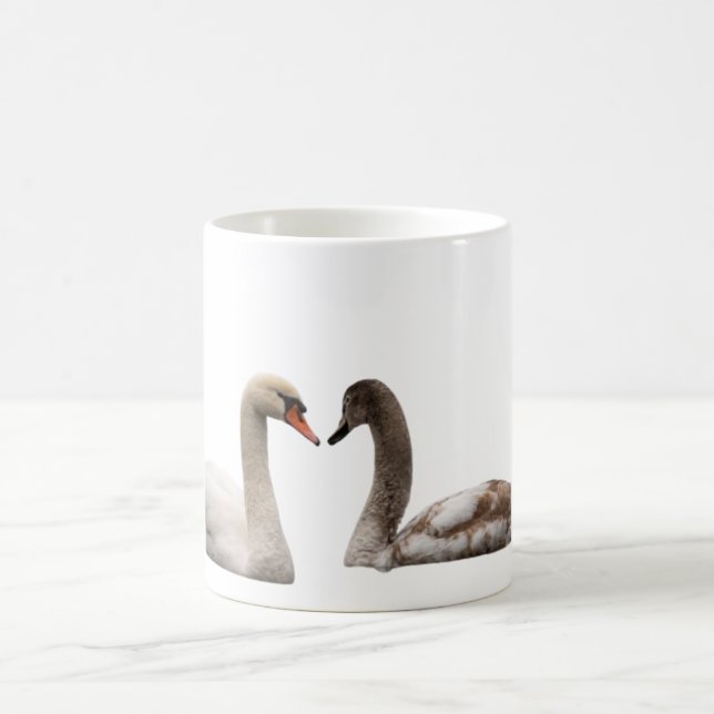 Svan Kopplings Mugg – Grace och Natur i Harmoni (Center)