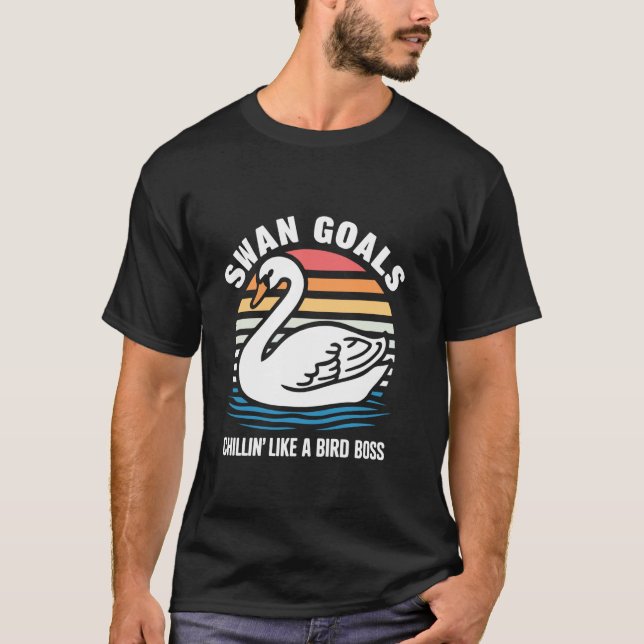 Svan Kostym Svan Sjö T Shirt (Framsida)
