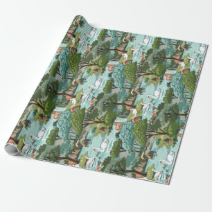 Svan målar Retro stil för sjön numrerar by Presentpapper