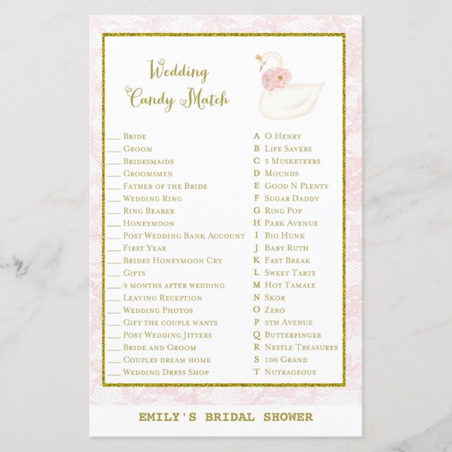 Svan Möhippa-spel utskriven (Framsida)