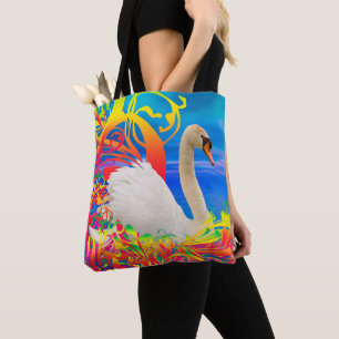 Svan Nest Tote Bag Tygkasse