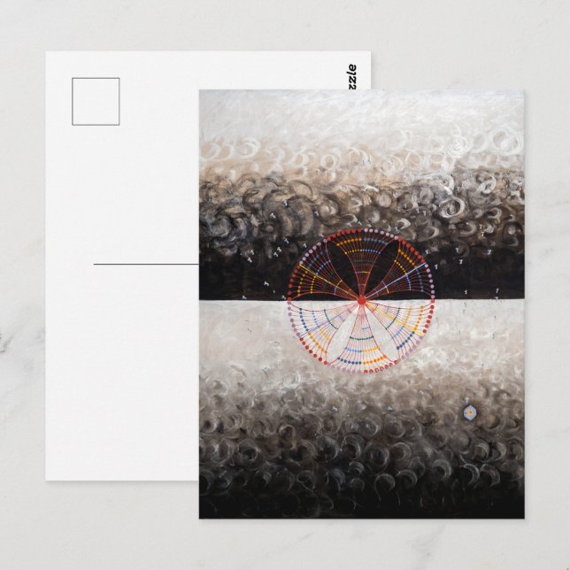 Svan, nr 10 | Hilma af Klint | Vykort (Fram/baksida)