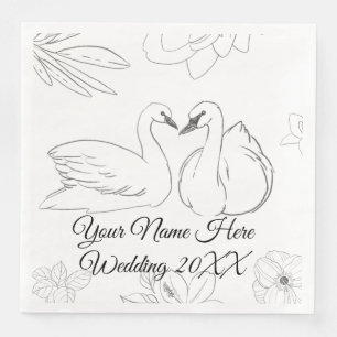 Svan och Botaniska Pappersservett