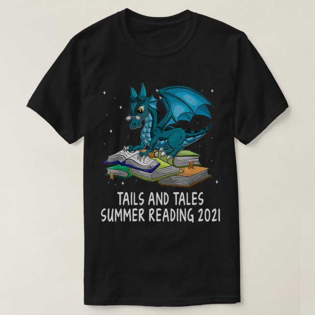 Svan och Tales, sommartid 2021 bibliotekarie Libr T Shirt (Design framsida)
