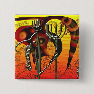 Svan och treuddar knapp