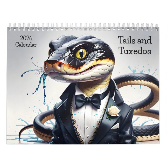 Svan och Tuxedos 2026 Kalenderklassskapelser Kalender (Omslag)