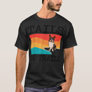 Svan på spårvagnar Cardigan Welsh Corgi Hund Funny T Shirt