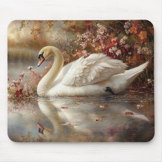 Svan Pastel Autumn Foliage Paeing Musmatta (Framsidan)