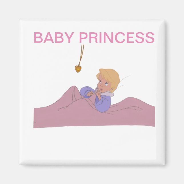 Svan Princess Baby Magnet (Framsidan)