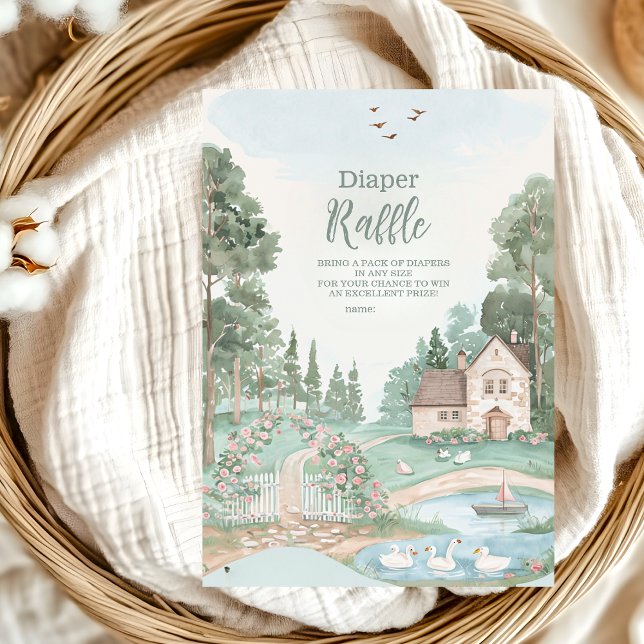 Svan Princess Diapper Raffle Tilläggskort (Skapare uppladdad)