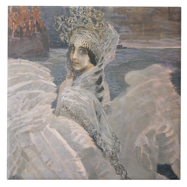 Svan Princess Kakelplatta (Framsidan)