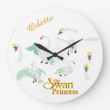 Svan Princess Odette Wall Clock