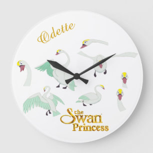 Svan Princess Odette Wall Clock Stor Klocka