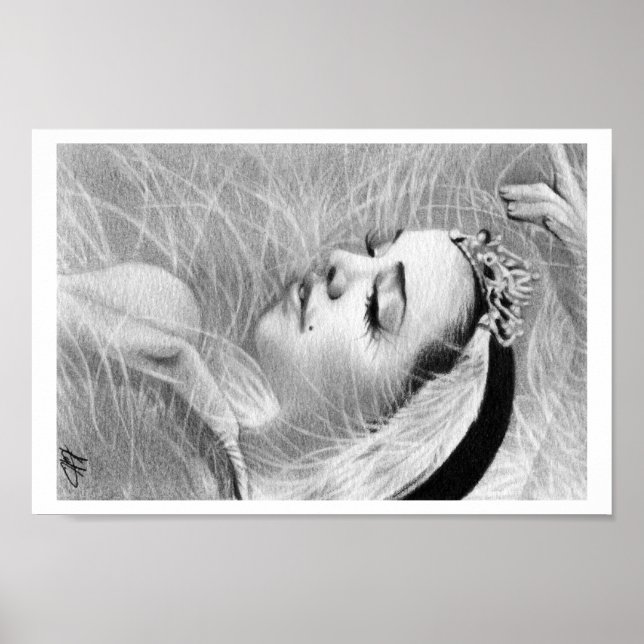 Svan Queen Ballerina Poster (Framsidan)
