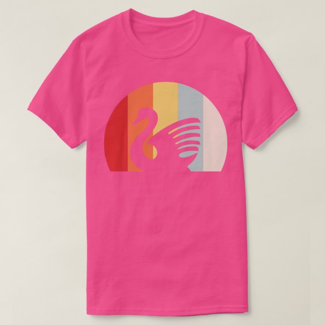 Svan Retro 4 T Shirt (Design framsida)