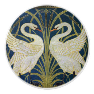 Svan, Rush och Iris av Walter Crane Knopp