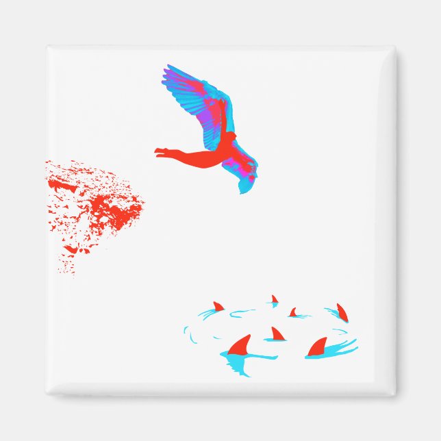 svan sång magnet (Framsidan)