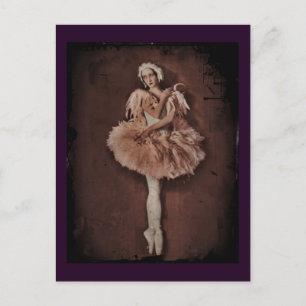 Svan Sjö Ballerina Vykort