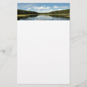 Svan Sjö II vid Grand Teton National Park Brevpapper