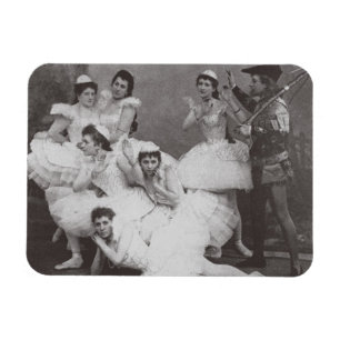 Svan sjö, Mariinsky Theatre, 1895 (b-/wfotoet) Magnet