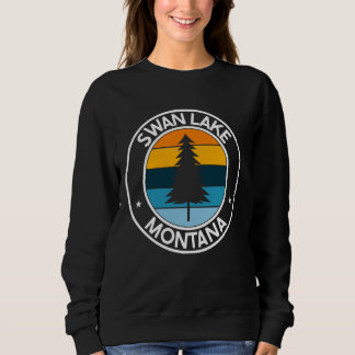 Svan Sjö Montana MT USA City Pride Retro Sunset T Shirt