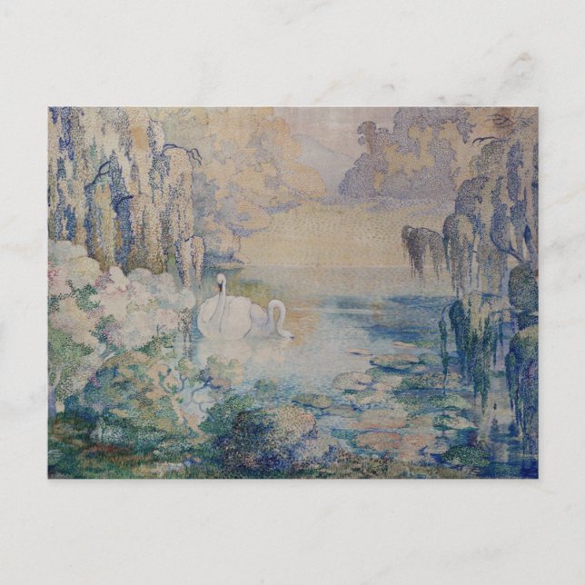 Svan Sjö Vykort (Framsida)