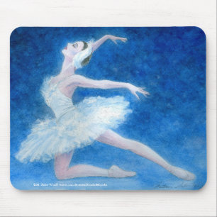 Svan sjöbalett Mousepad Musmatta