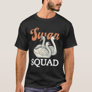 Svan Squad Nature Älskare Wildlife Forest Animals T Shirt
