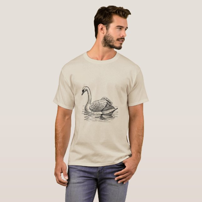 Svan T Shirt (Hel framsida)