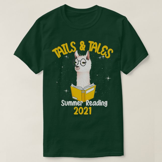 Svan Tales Sommarläsning 2021 Llama 1 T Shirt (Design framsida)