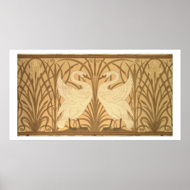 Svan tapet poster (Framsidan)