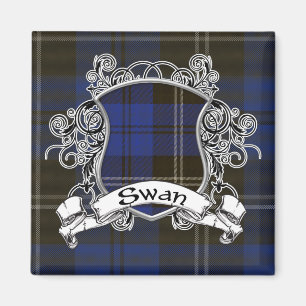 Svan Tartan Shield Magnet
