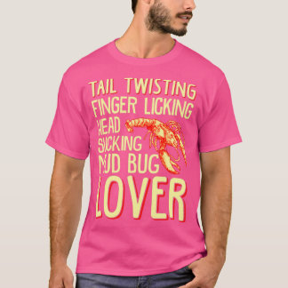 Svan Twisting Finger Slickande huvud Sucking Lera T Shirt