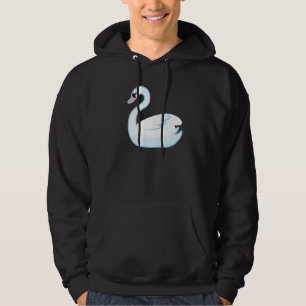 Svan Vatten Fågel Dräkt Hoodie