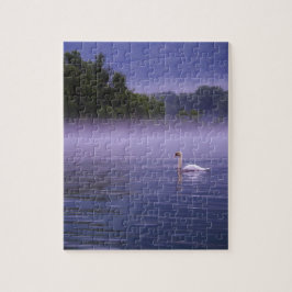 Svan vid sjö pussel
