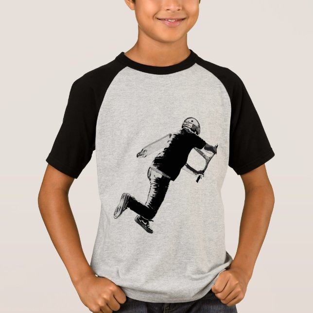 Svan-whip - Stunt Scooter Trick T-shirt (Framsida)