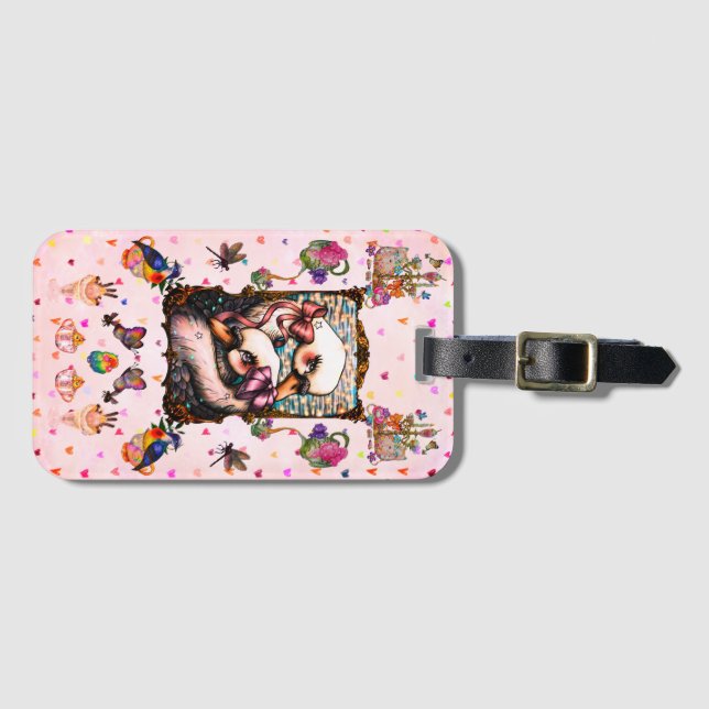 Svanälskare Bagagebricka (Framsida horisontal)