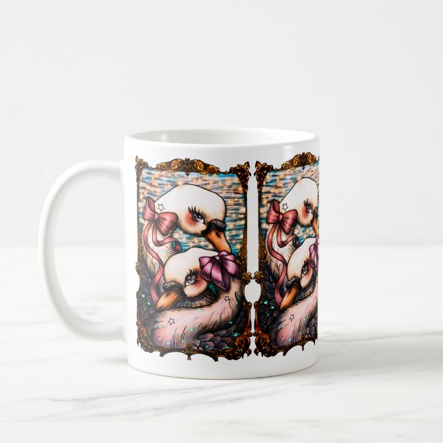 Svanälskare  kaffemugg (Vänster)
