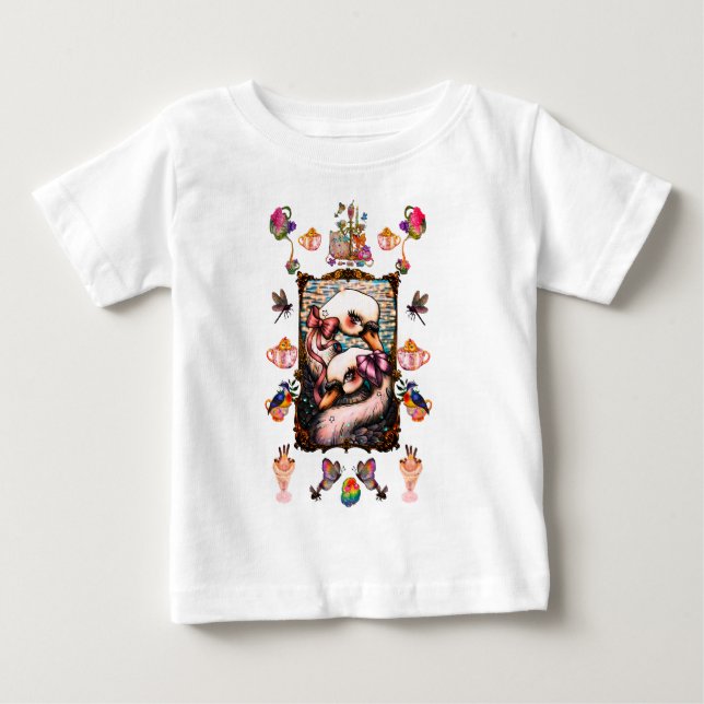 Svanälskare T-Shirt (Framsida)