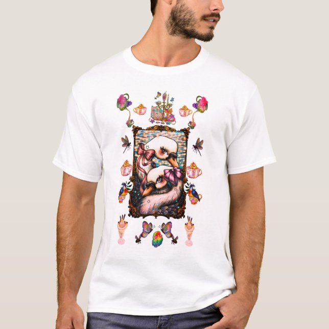 Svanälskare T-Shirt (Framsida)