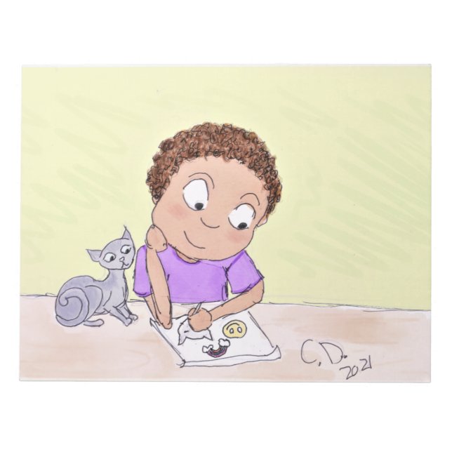 &Svanar för artist Anteckningsblock (Framsida)