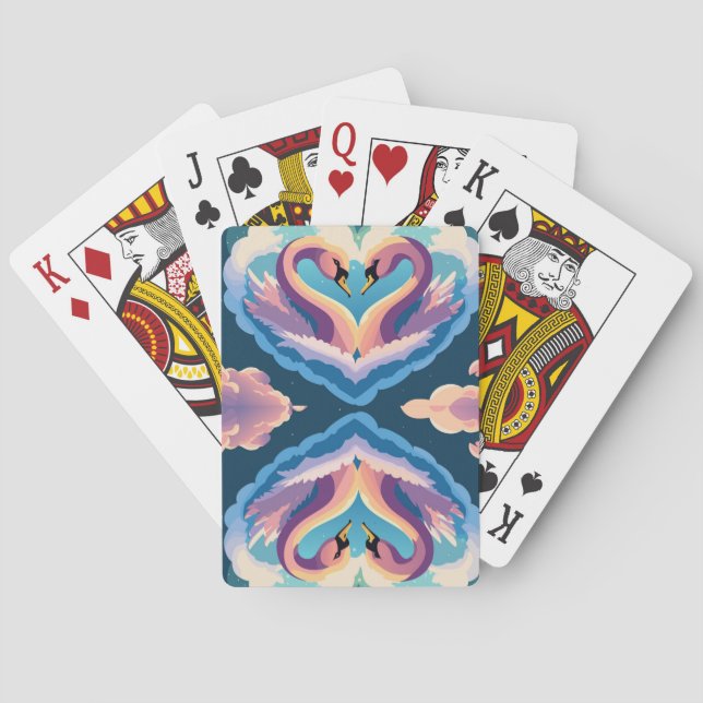 SVANAR i KÄRLEK Casinokort (Baksidan)